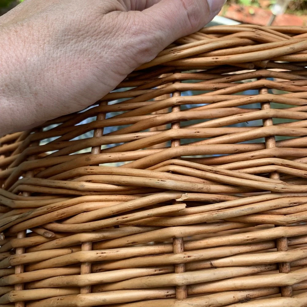 Wicker Basket with Handle